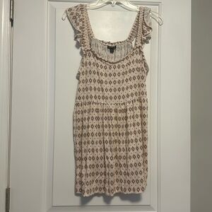 Torrid flowy peplum tank with ruffle straps